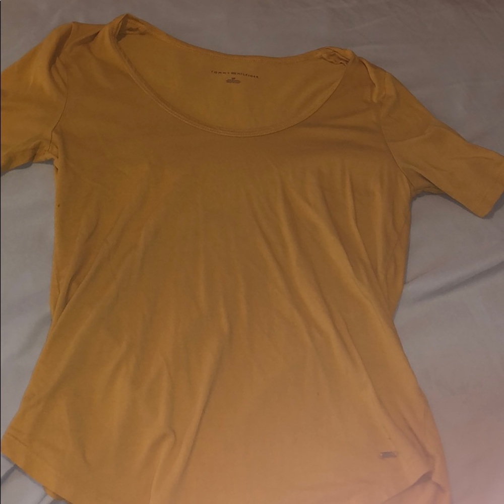 yellow short sleeve